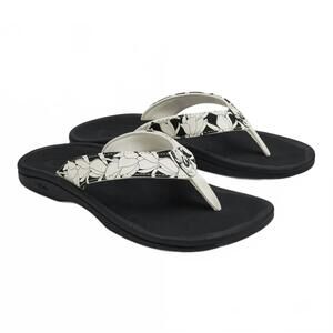 NEW OLUKAI women's ohana sandals in lava rock